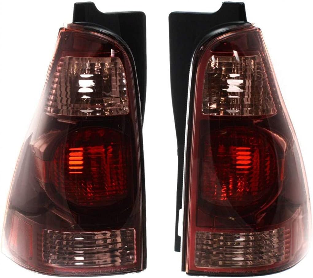 For 2003-2005 Toyota 4Runner Pair Rear Tail Lights Driver and Passenger Side Assembly Unit TO2800147 TO2801147 | 81561-35270 81551-35310