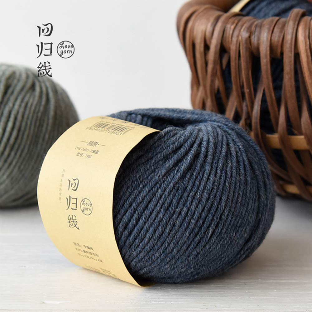 300G Pura Lana Merino Bolas para Hacer Punto y Ganchillo, 23 Colores Disponibles, Suave y cálido,02