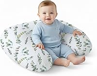 Vista 21 de Little Grape Land - Almohada de lactancia mejorada, lactancia materna y biberón durante 0 a 16 meses, funda suave lavable a máquina con relleno