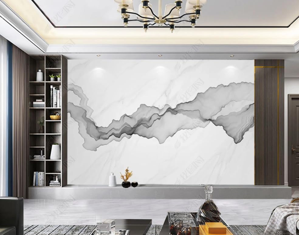 Poster géant mural à banderoles chinoises pour grand salon et restaurant