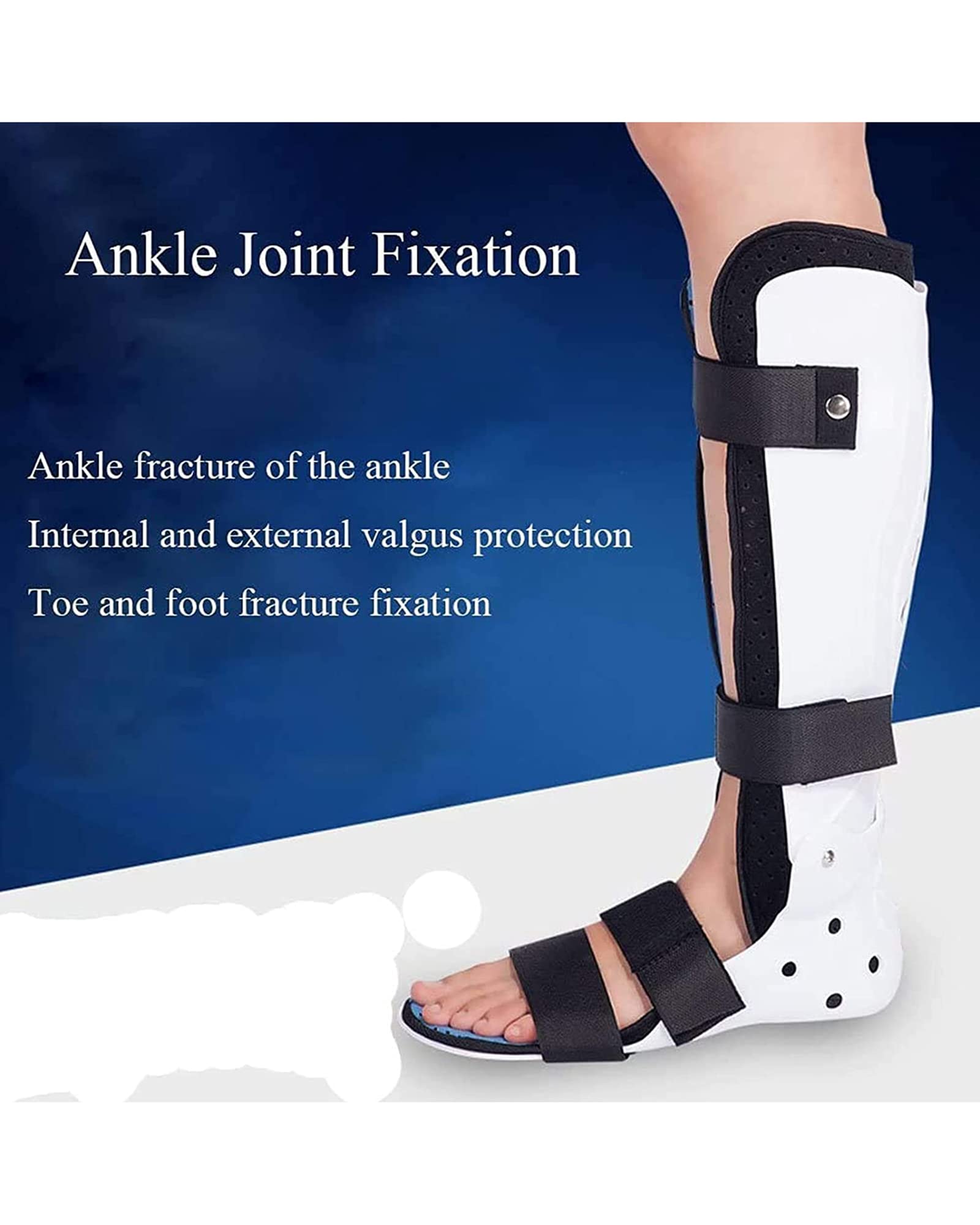 Fascitis Plantar Aquiles Férula De Descanso Tobillo Pie Ortesis Estabilizador Bota Elástica Zapatos Para Caminar Para Hemipleia Accidente Cerebrovascular, Izquierda, S (Derecha M)