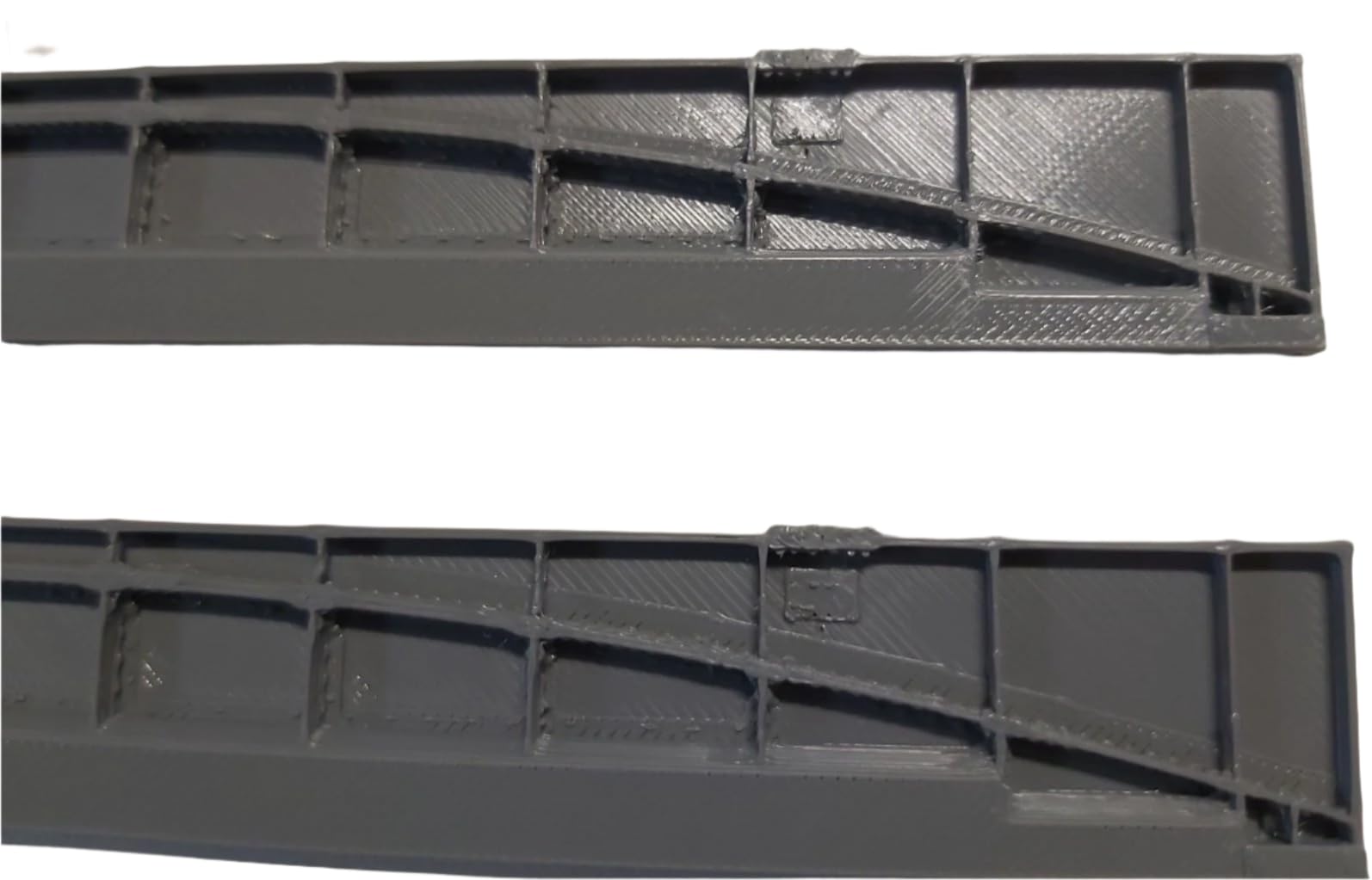 4 x 190mm OO Gauge Bridge Girder Arched Sides for Model Railway Track Grey, OO Scale, 190mm L x 3.9mm D x 22.8mm H - Image 2