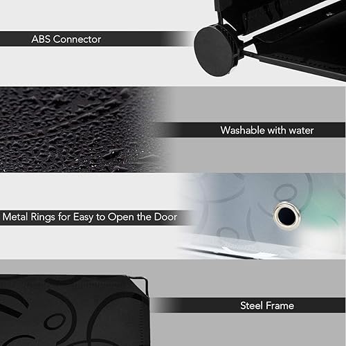 Miniatura 5 de Zapatero organizador de 6 niveles, 24 pares de almacenamiento de zapatos de plástico, zapatero de pie, almacenamiento modular apilable para zapatos,