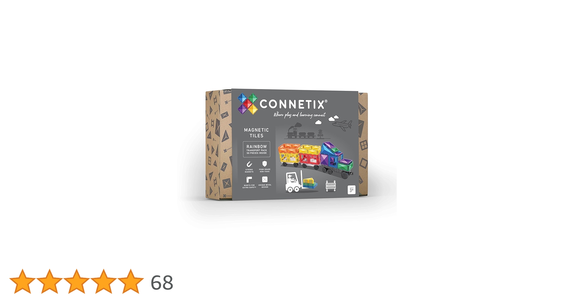 Amazon.co.jp: CONNETIX レインボー トランスポートパック 50個 : おもちゃ Amazon.co.jp: CONNETIX レインボー トランスポートパック 50個 : おもちゃ