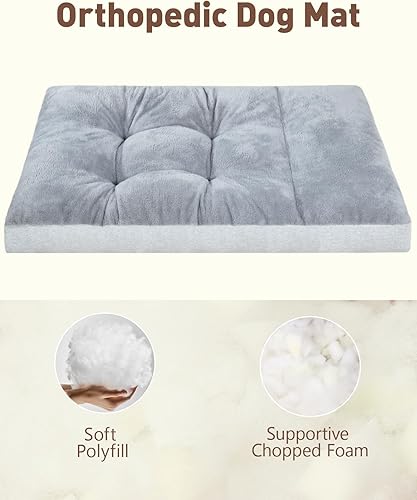 Miniatura 4 de Cama lavable para perros grandes, cama XL, almohadilla de felpa para perrera con parte inferior antideslizante, tapete para dormir para mascotas, 41