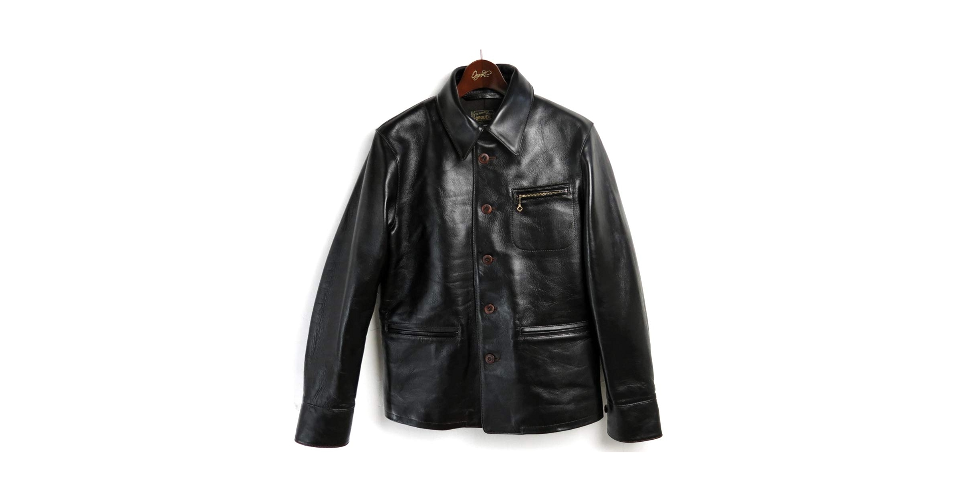 Amazon.co.jp: Orgueil OR-4035 Car Coat, Horse Leather, Horse