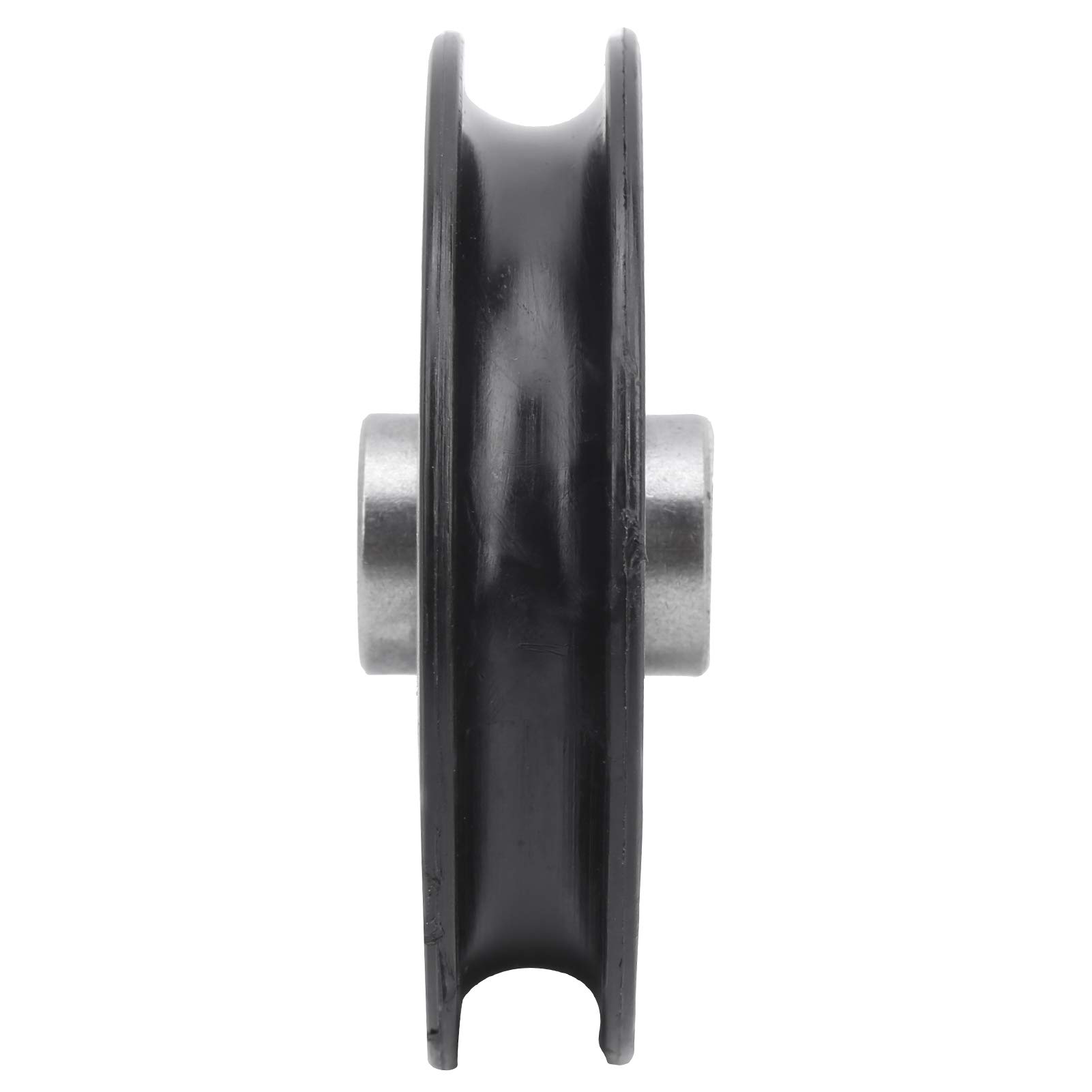 DAUERHAFT 10 Pz Nylon Palestra Cavo Puleggia , Diametro Esterno 75mm / 90mm , Rotazione di 360 Gradi Ruota di Trazione Puleggia Cavo Macchina Attacco , per Il Fitness(75mm)