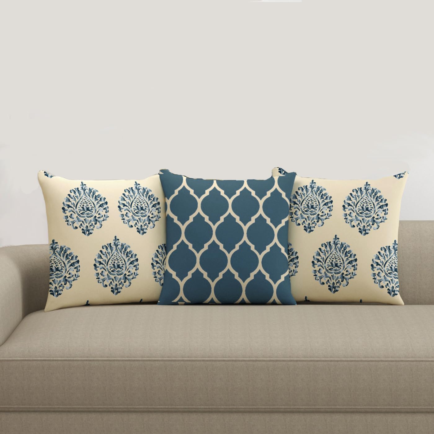 See full amazon price history chart for Trance Home Linen 100% Cotton Printed 24x24 inch Cushion Covers for Sofa and Diwan | Throw Pillow/Small Cushion Pillow Covers – (24x24 inch | 60cmx60cm, Damask & Dori Blue)– Set of 3 Trance Home Linen 100% Cotton Printed 24x24 inch Cushion Covers for Sofa and Diwan | Throw Pillow/Small Cushion Pillow Covers – (24x24 inch | 60cmx60cm, Damask & Dori Blue)– Set of 3 (B0CY8J1YD6) Amazon Price History, Amazon Price Tracker