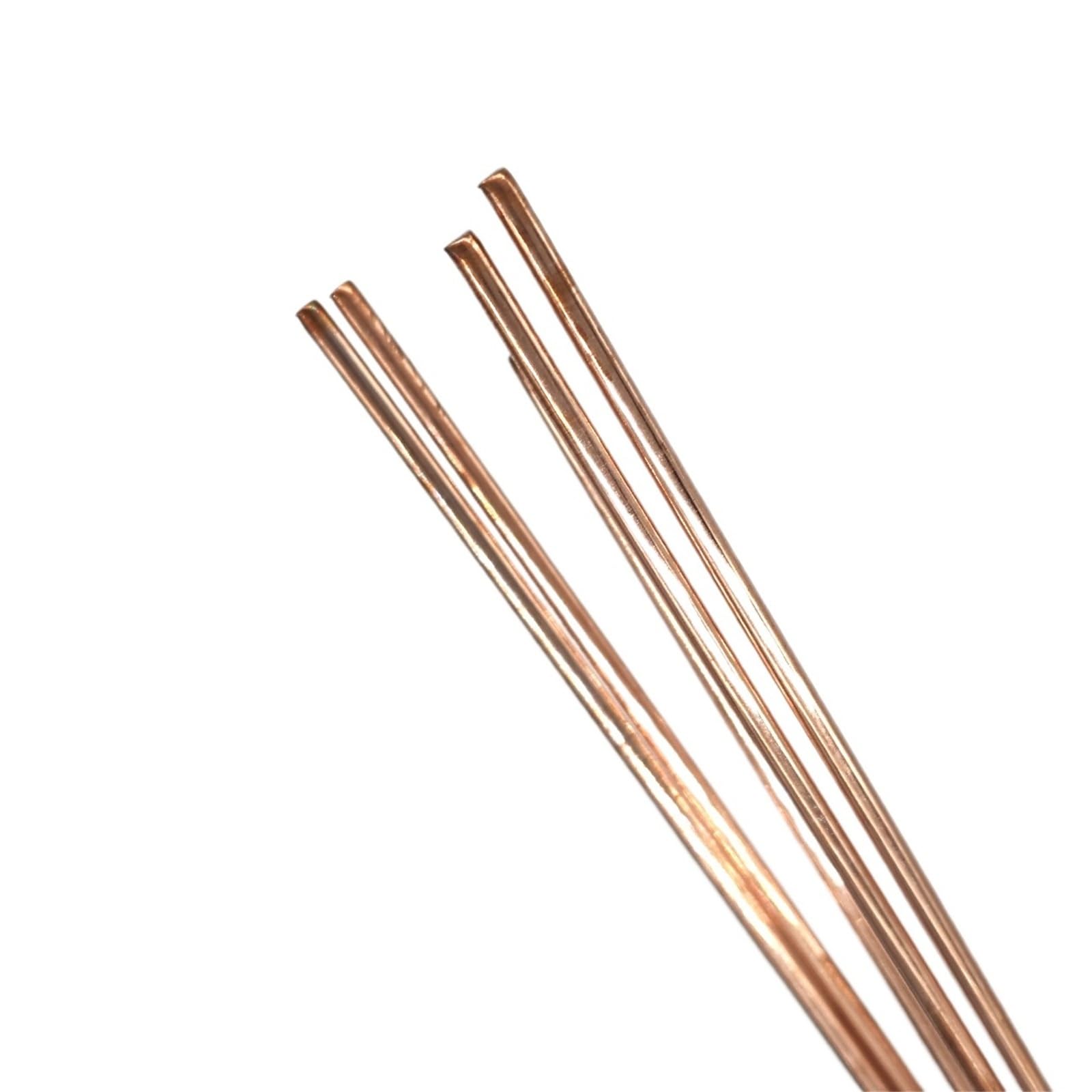 Varillas de soldadura de latón, 20 piezas, 500mm, alambre de soldadura de electrodo de cobre y fósforo, No necesita fundente Herramientas(3.0x500MM)
