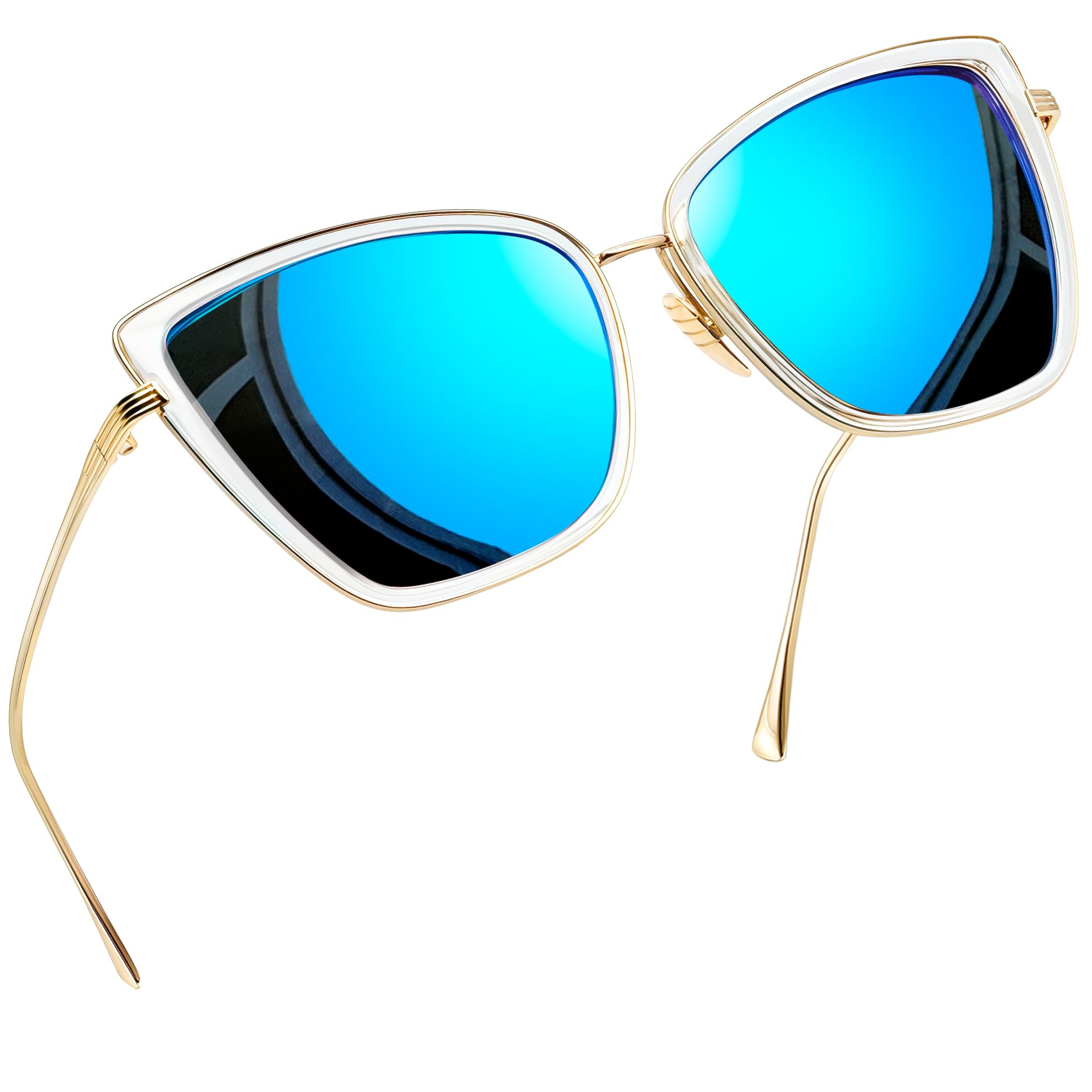 Joopin Oversized Cateye Sunglasses for Women Fashion Cat Eye Sun Glasses UV Protection Ladies Shades Sunnies