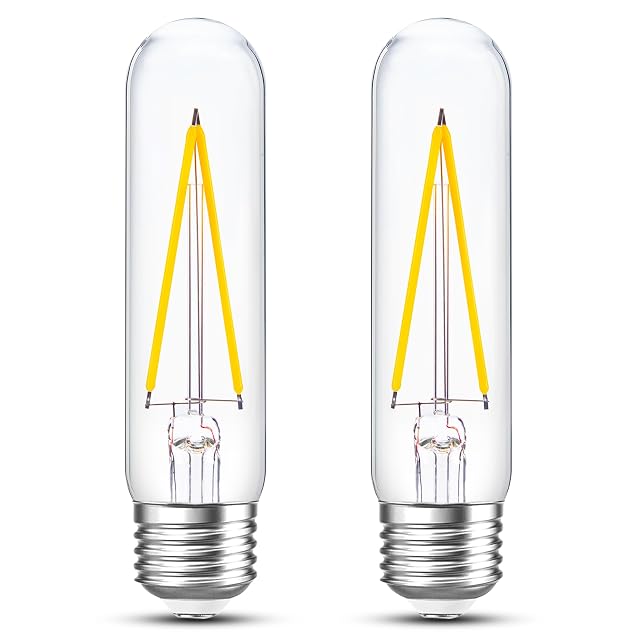 Dimmable E26 T30 T10 LED Bulb Long Tube Light Bulb 4W 40W Equivalent Type T Tubular Light Bulbs