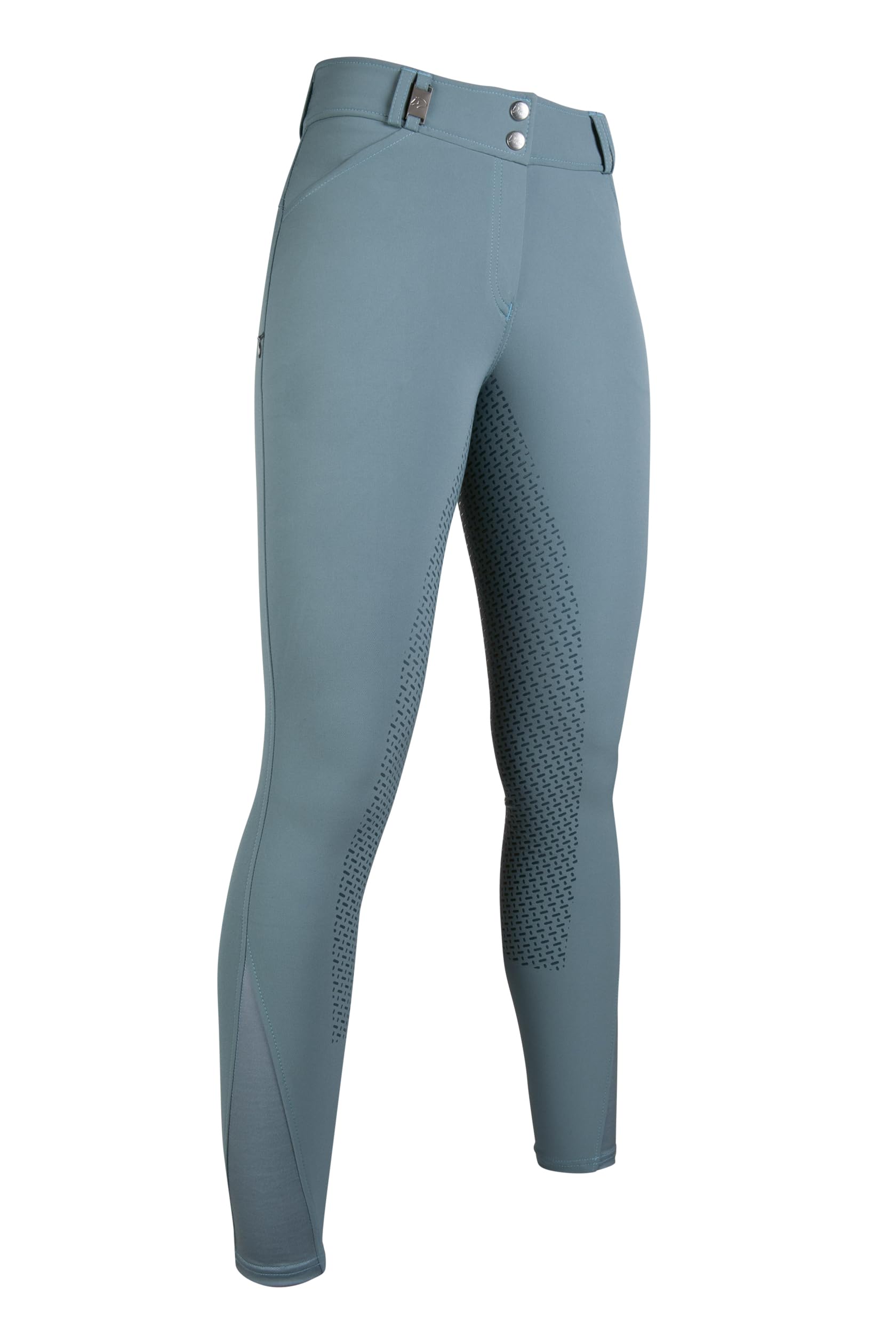 HKM Women's Monaco Crystal sili. Full seat Riding Breeches, Sage, 26