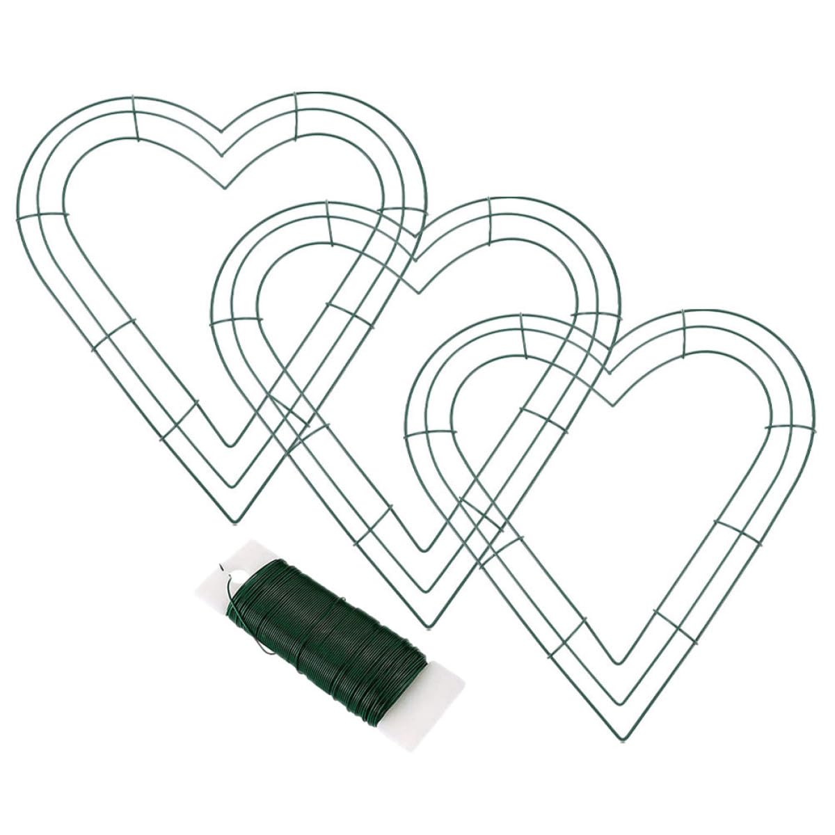 Marco Metálico en Forma de Corazón de 30 cm para manualidades y decoración