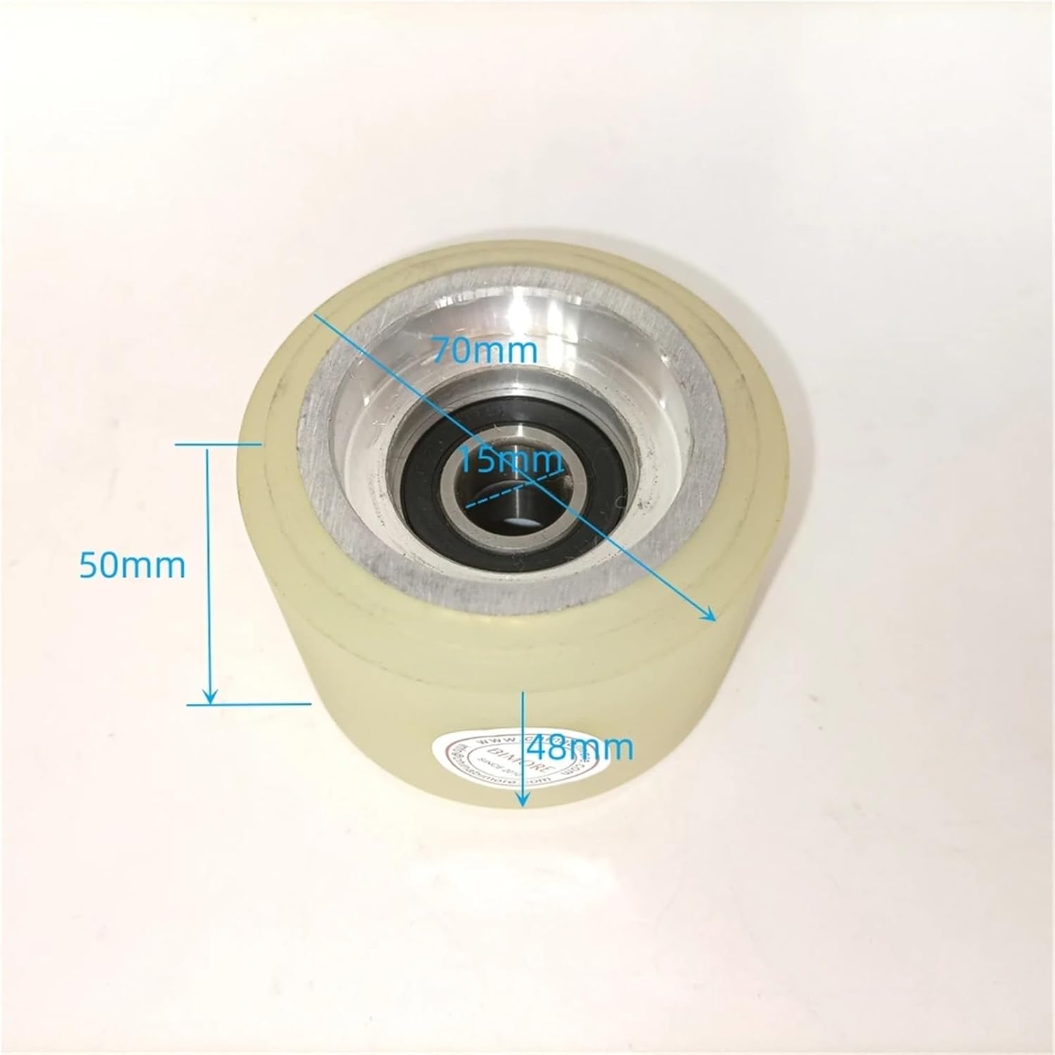 70 * 50 * 6202 Escalator Tension Roller OD 70mm W 50mm ID 15mm Bearing 6202RS