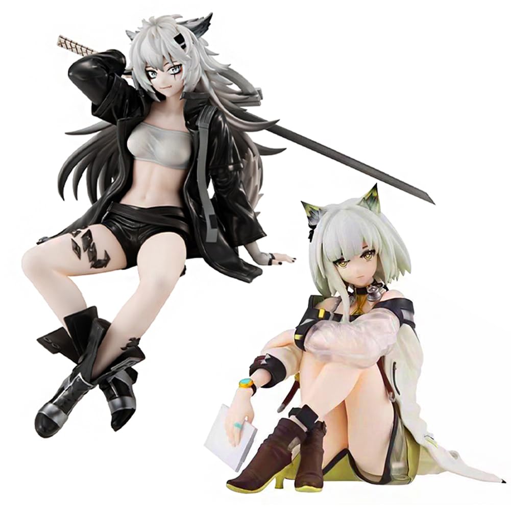 Tongyundacheng Arknights Figura De Acción De Texas/Lappland/W/Chen/Nian, Estatua De Personaje De Anime, Adornos Coleccionables De PVC Para Decoración De Escritorio Del Hogar