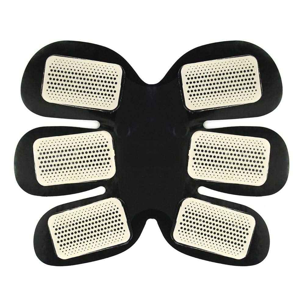 BAJIE Bauchrad Muskel Elektrostimulator EMS Abs Elektrostimulator Bauch Elektrisches Massagegerät Trainingsgerät Fitnessgerät Gebäude Körper 20,5 * 16,5 cm Grün