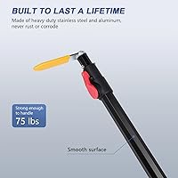 Vista 3 de HUAALIUCHE Recuperación de carga de camioneta de 5 pies,Recuperador de carga multiuso,Gancho telescópico para recuperador de carga,Herramienta