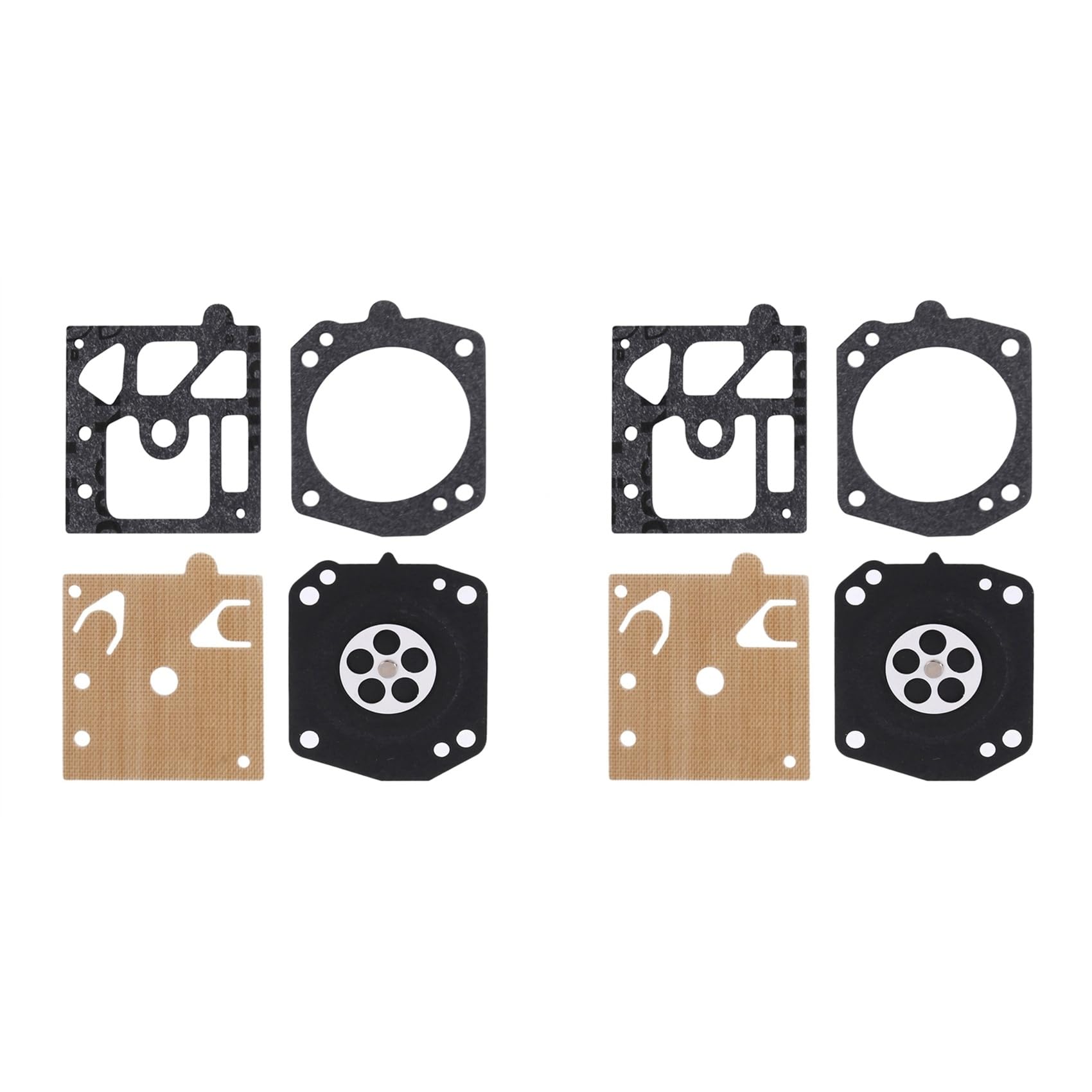 Jnchdghwa Black 20Sets Carburetor Repair Gasket Diaphragm Kit Fit For K22-Hda Chainsaw Repair Kit Replacement Parts
