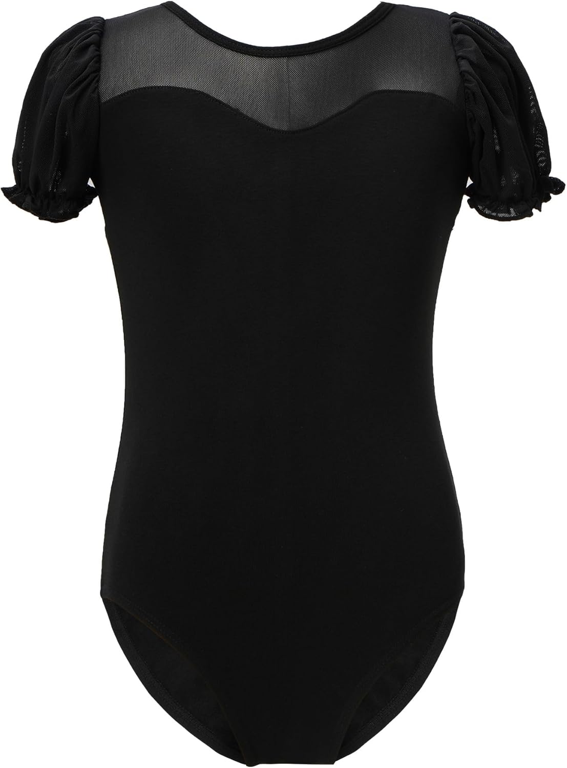 Daydance Girls Ballet Leotard, Puff Sleeve Girls Mesh Dance Leotard for Ballet, Gymnastics - Image 5