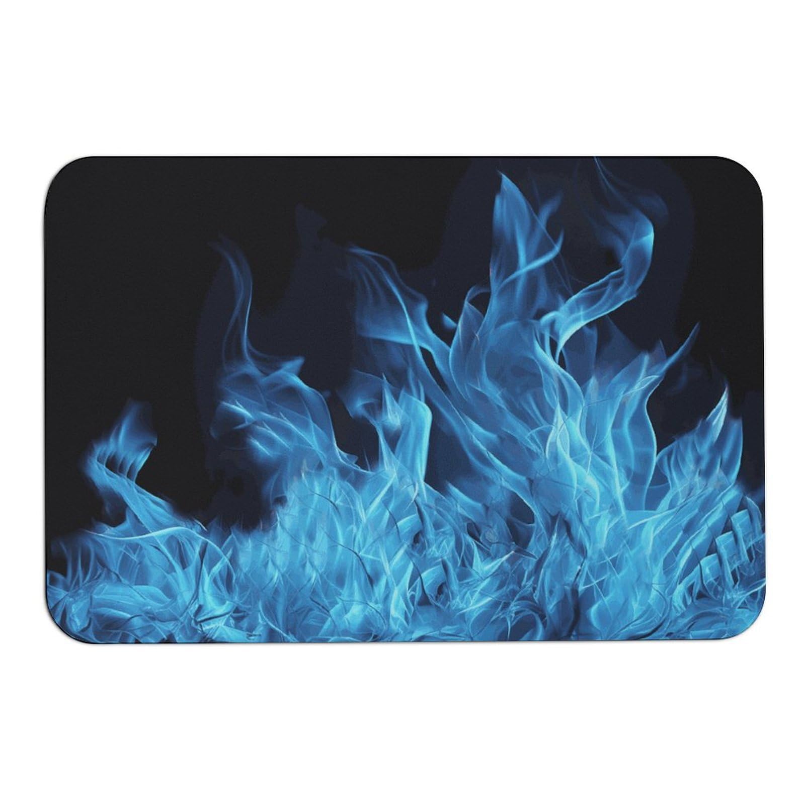 Tapis de bain super absorbant Blue Flame 60x40 cm séchage rapide antidérapant