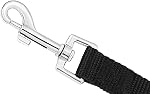 AMAGOOD Dog/Puppy Obedience Rappeler Agilité de la formation Lead-15 ft 20 ft 30 ft 50 ft longue laisse-pour chien entraînement, Attachez, jouer, Sécurité,Camping (15 pieds, noir)