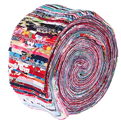 Lot de 36 Bandes de Tissu en Coton pour Couture DIY et Patchwork Créatif
