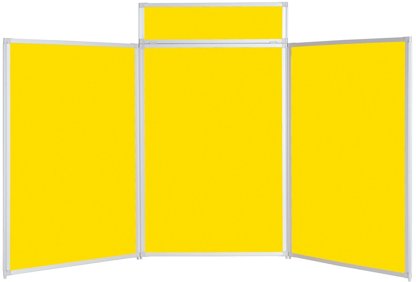 Metroplan 1200 x 2100 mm BusyFold Tabletop Display - Yellow