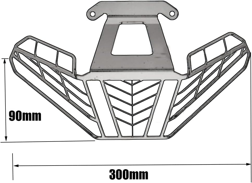Motorcycle Headlight Protective Grille Cover Kit Motorcycle Headlight Protective Cover for Tuareg 660 TUAREG660 2022 2023 Motorcycle Headlight Grille