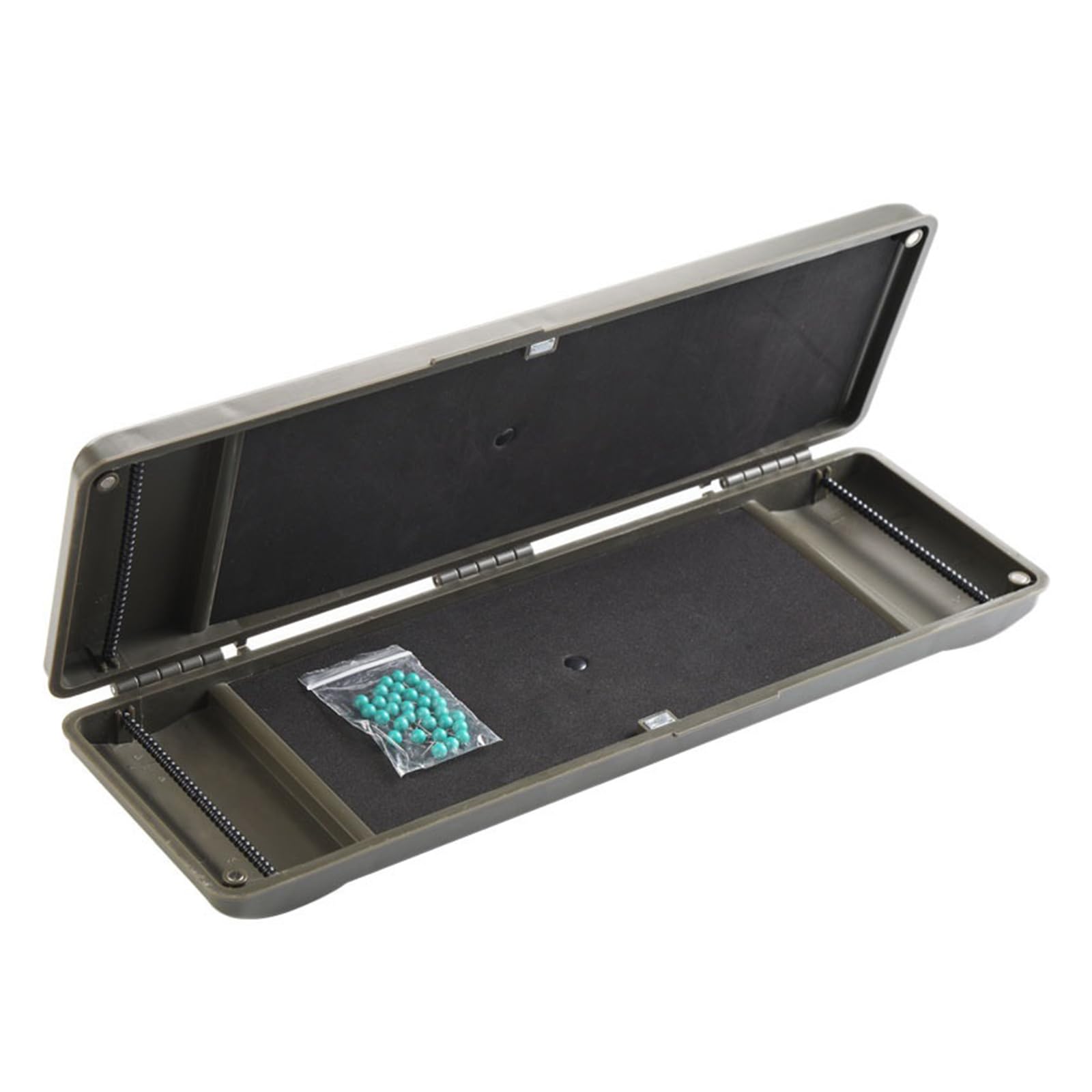 QIEIEI Large Capacity Fishing Line Box with 30 Small Needle Magnetic Fishing Storage Box Waterproof Tackle Organizers
