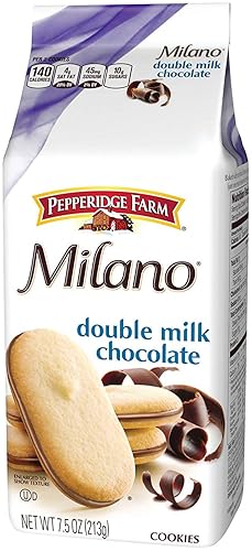 Vista 53 de Pepperidge Farm Milano Galletas sabor a doble chocolate con leche, 7.5 oz (213 g) (15 galletas)