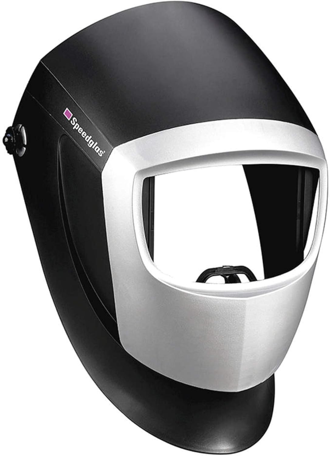 Welding Helmet, Passive Type, Black/Silver