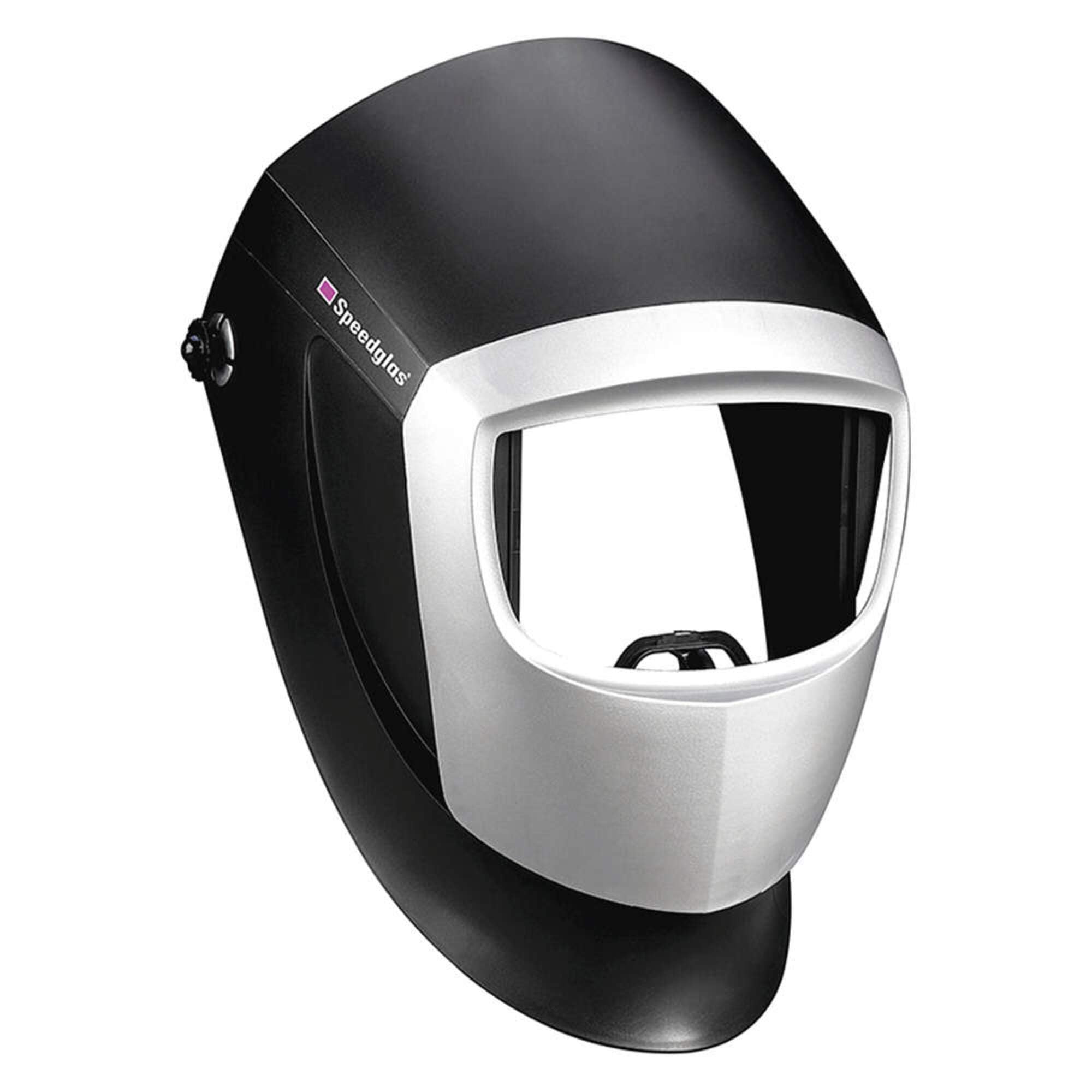 Welding Helmet, Passive Type, Black/Silver