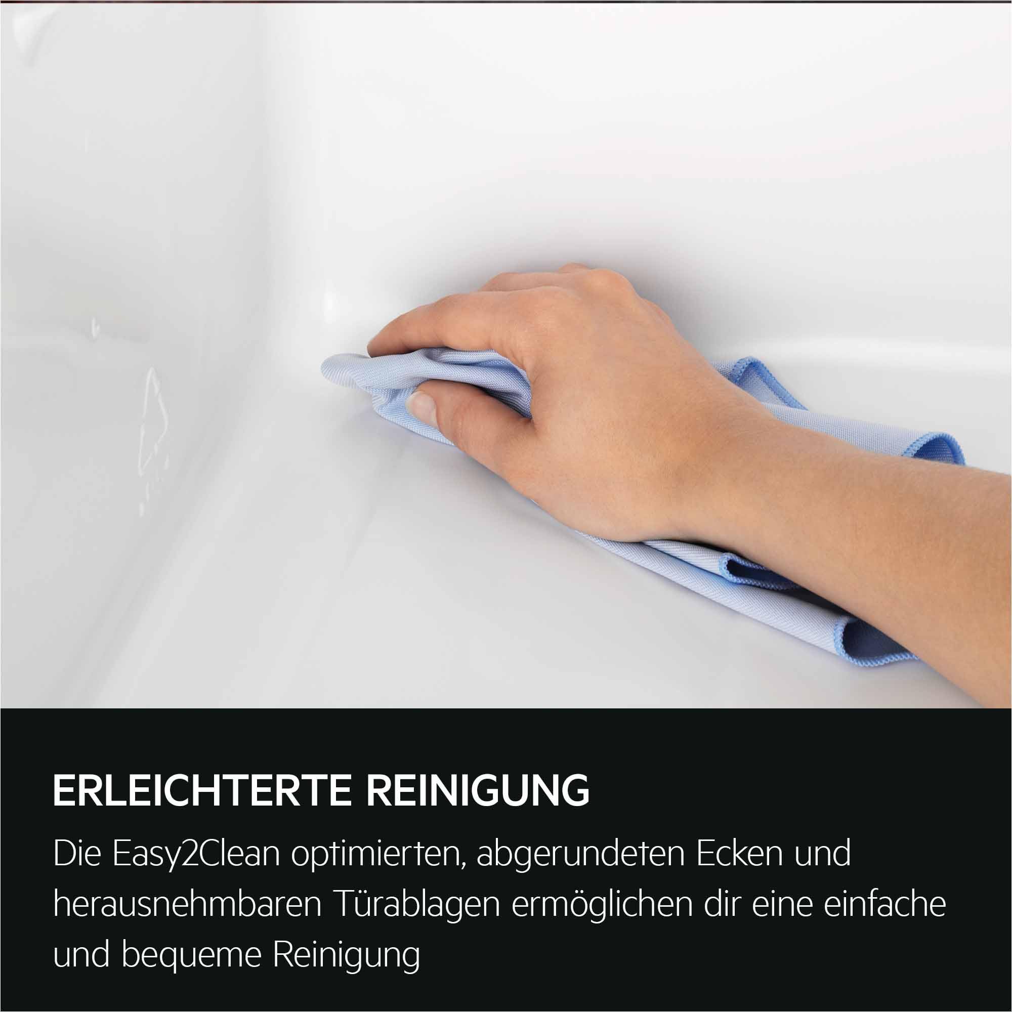AEG Einbau-Kühl-Gefrier-Kombination 178cm, Serie 6000 TwinTech: NoFrost Abtauautomatik dank getrenntem Kühl- 195L & Gefrierraum 62L, LED-Display, Schnell-Gefrieren, Türalarm, Schlepptür, TSC6N183ES