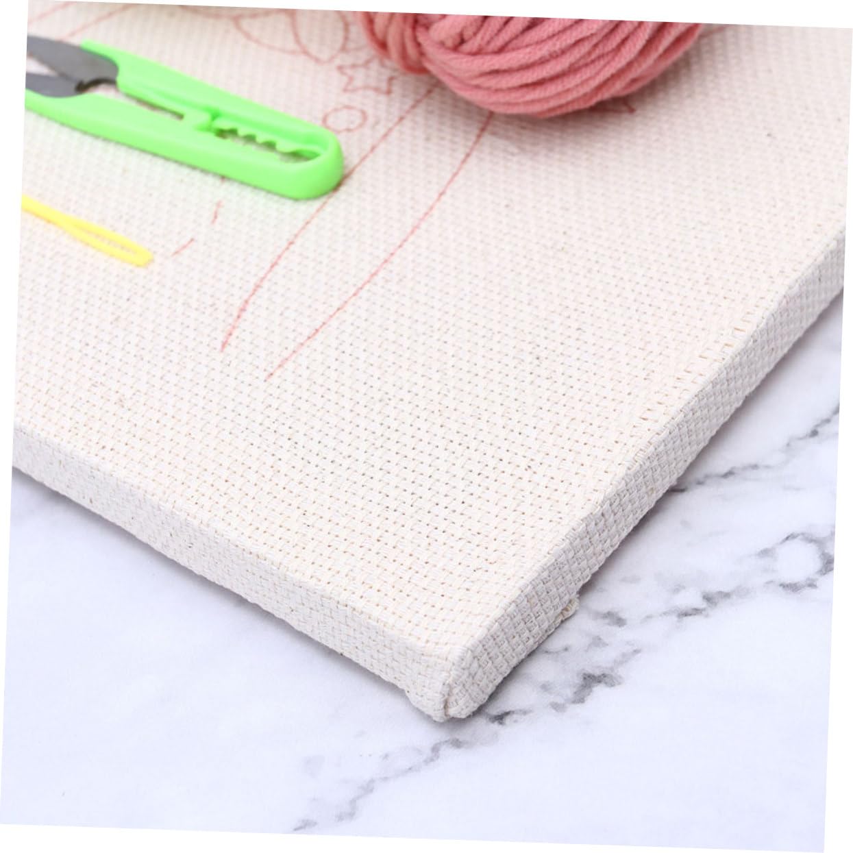 VILLFUL Kit de Broderie Poinçon et Accessoires en Bois pour Débutants pour Fil à Broder en Coton pour Création Artisanale et Loisirs Créatifs