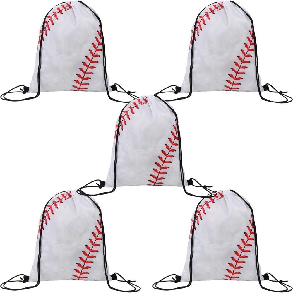 Sac à dos baseball cordon lot de 5 pour ranger affaires gym