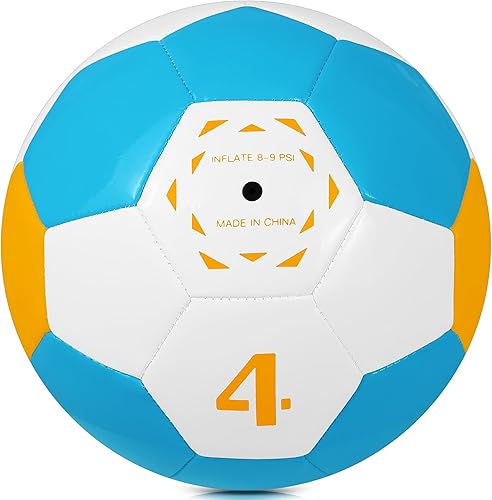 Miniatura 3 de Futsal Ball,Futsal Soccer Ball,Great for Indoor or Outdoor,Low Bounce Size 4 for Training,Playing,Games