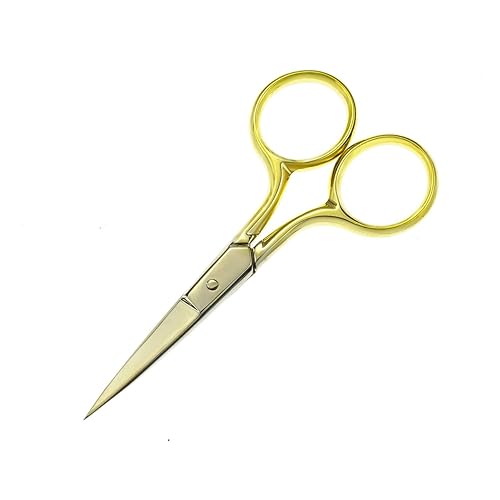 Miniatura 2 de Motanar Tijeras profesionales de aseo para cuidado personal, depilación facial y recorte de cejas de nariz y oreja, acero inoxidable, tijeras de