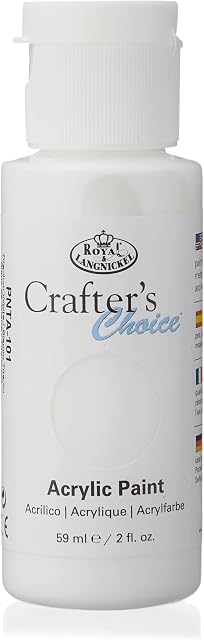 Royal & Langnickel 090672229007 Titanium White Acrylic Paint - 59ml