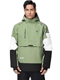 YEEFINE Men's Ski Jacket Snowboard Snow Coat Waterproof Insulated Winter Warm Loose Fit Pullover Hoodie