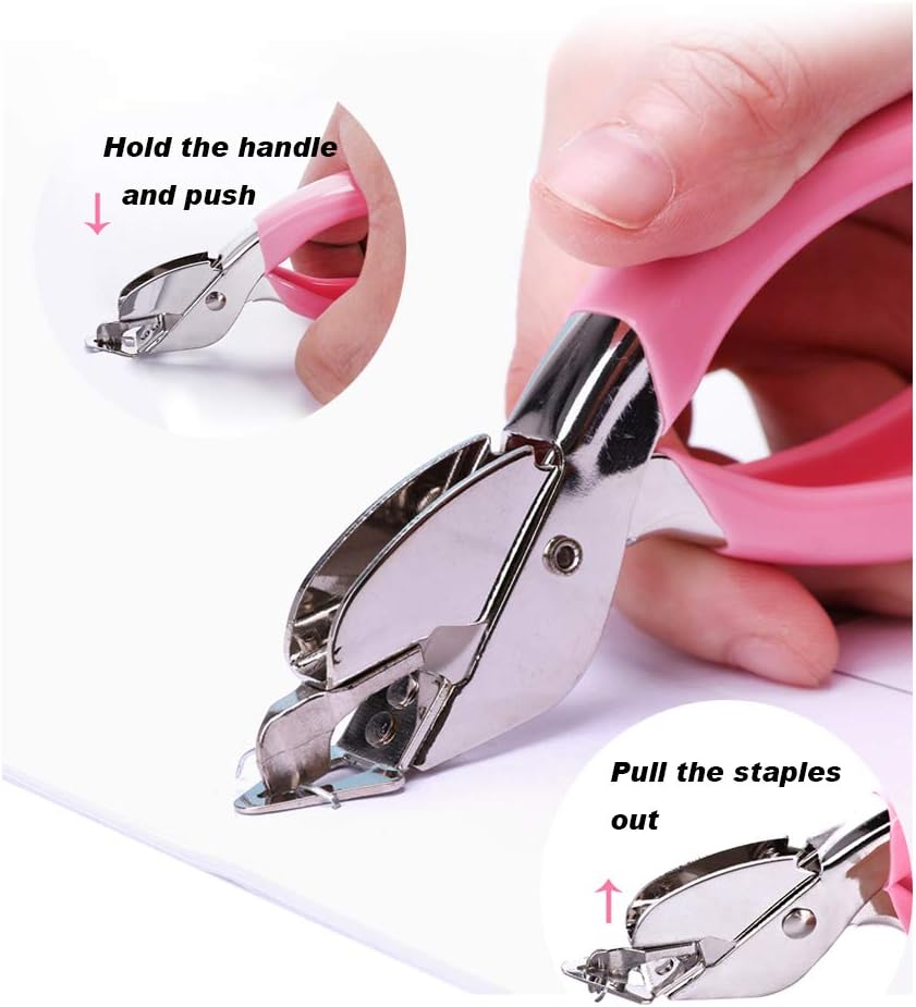 Staple Remover Tool for Office Heavy Hand Staple Pin Pull Easy to Remove(Blue) : Office Products
