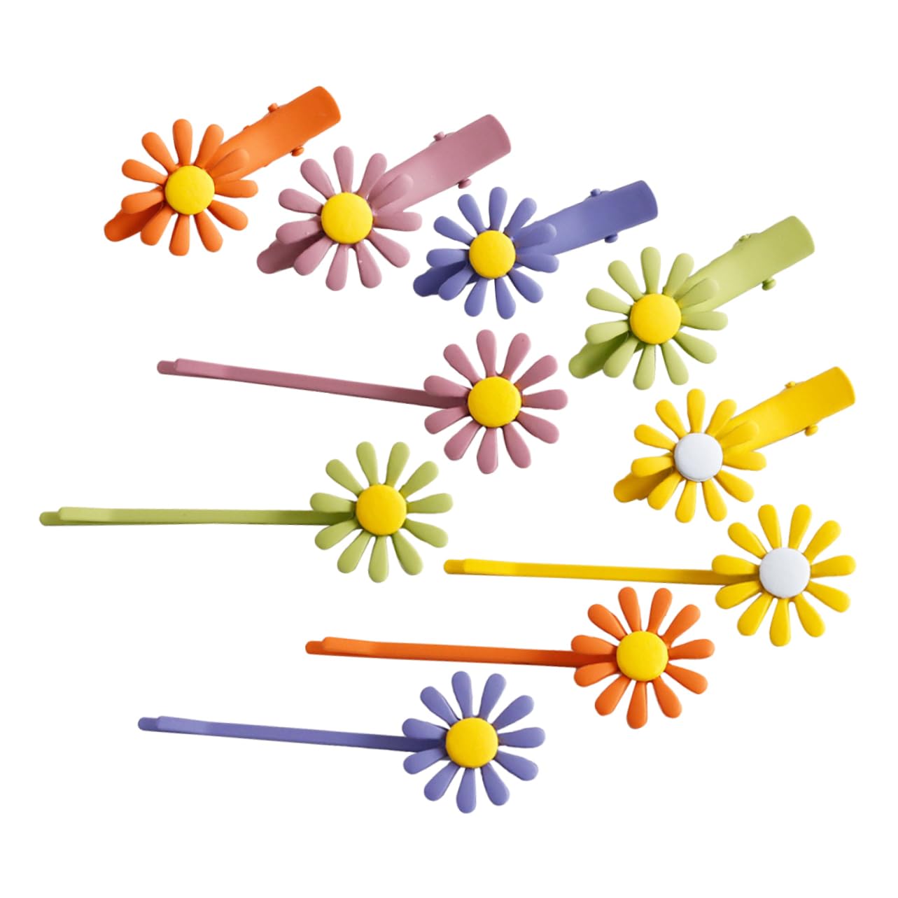 Healeved 30piezas Pinzas Para Cabello Diseño De Flores Clips De Moda y Adorables Horquillas Para Niñas Varios estilos