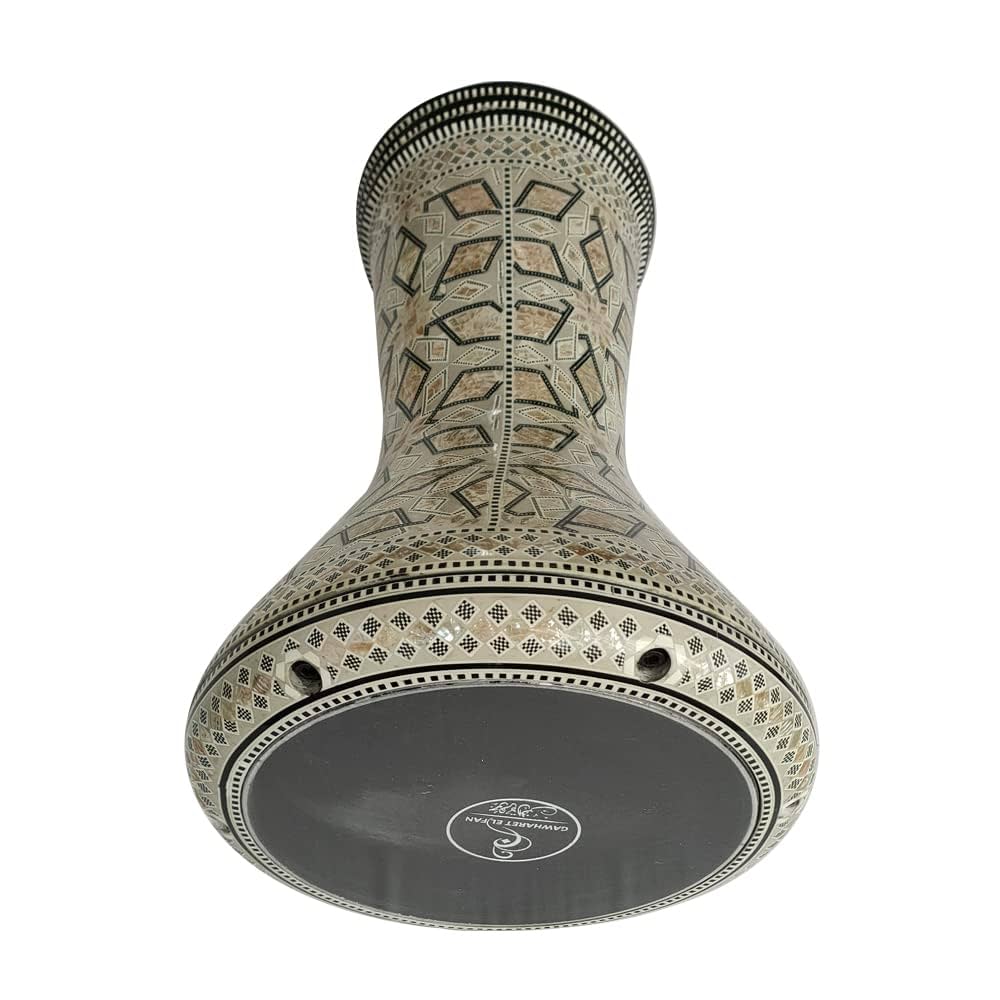 Darbuka Egiziana Professionale Gawharet - Handmade Al Cairo, Con Custodia E Ricambi