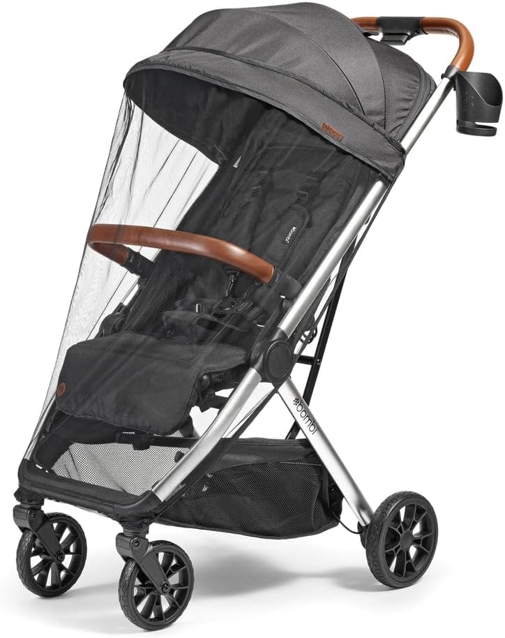Bombi Baby Stroller Mosquito Net Cover for V2 Lightweight Stroller, Breathable Mesh Protection, Foldable Storage