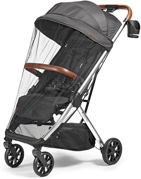 Bombi Baby Stroller Mosquito Net Cover for V2 Lightweight Stroller, Breathable Mesh Protection, Foldable Storage