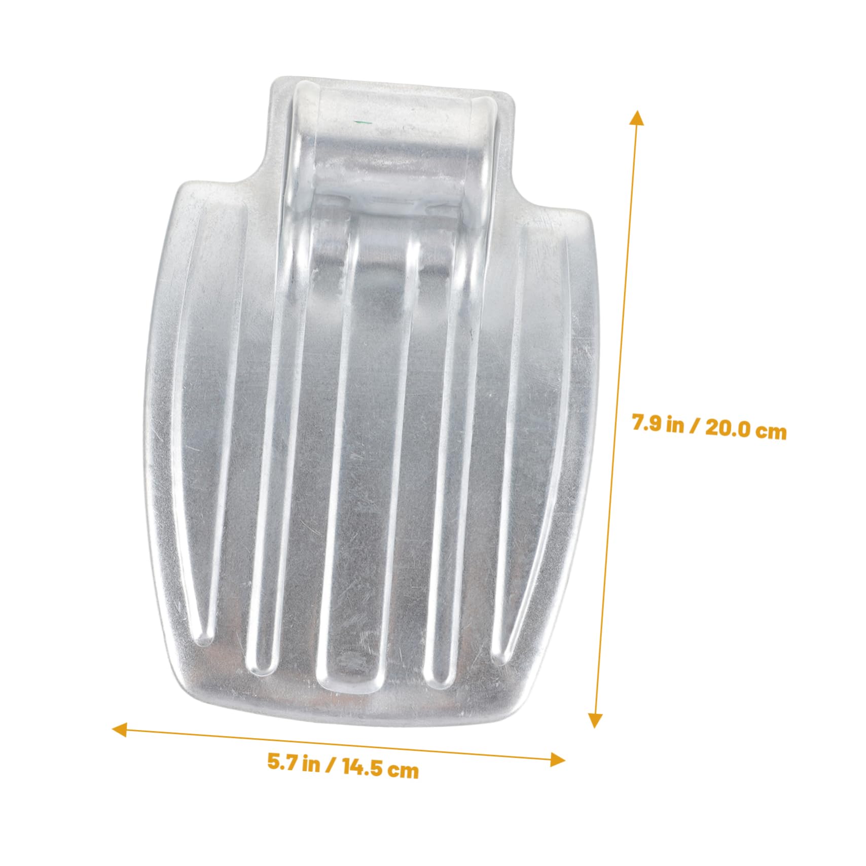 Healeved 1 Pair Wheelchair Supplies Elevating Wheelchair Footplates Wheelchair Parts Wheelchair Pedal for Patient Metal