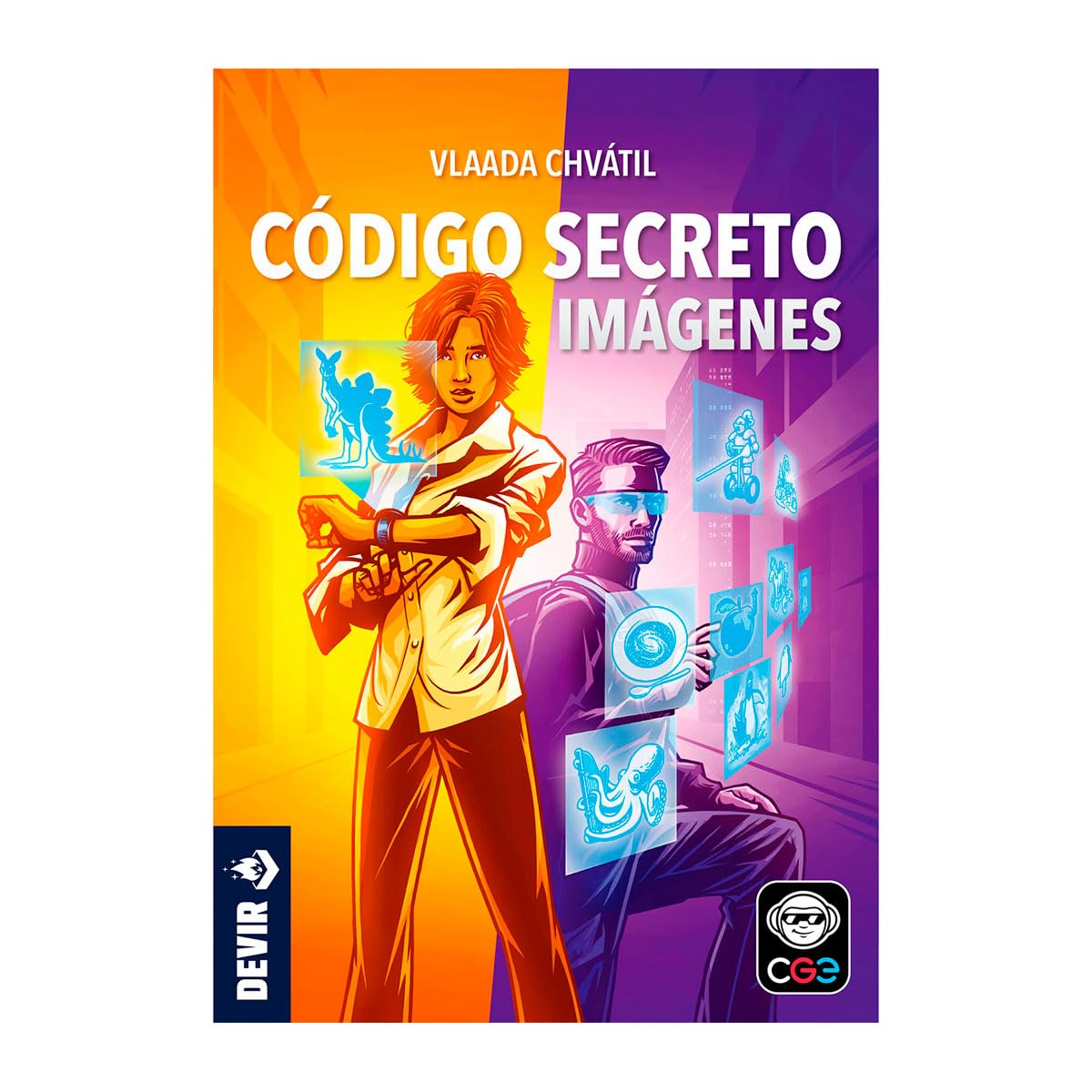 Devir Secret Code with Pictures, Board Game (BGCOSEIM)