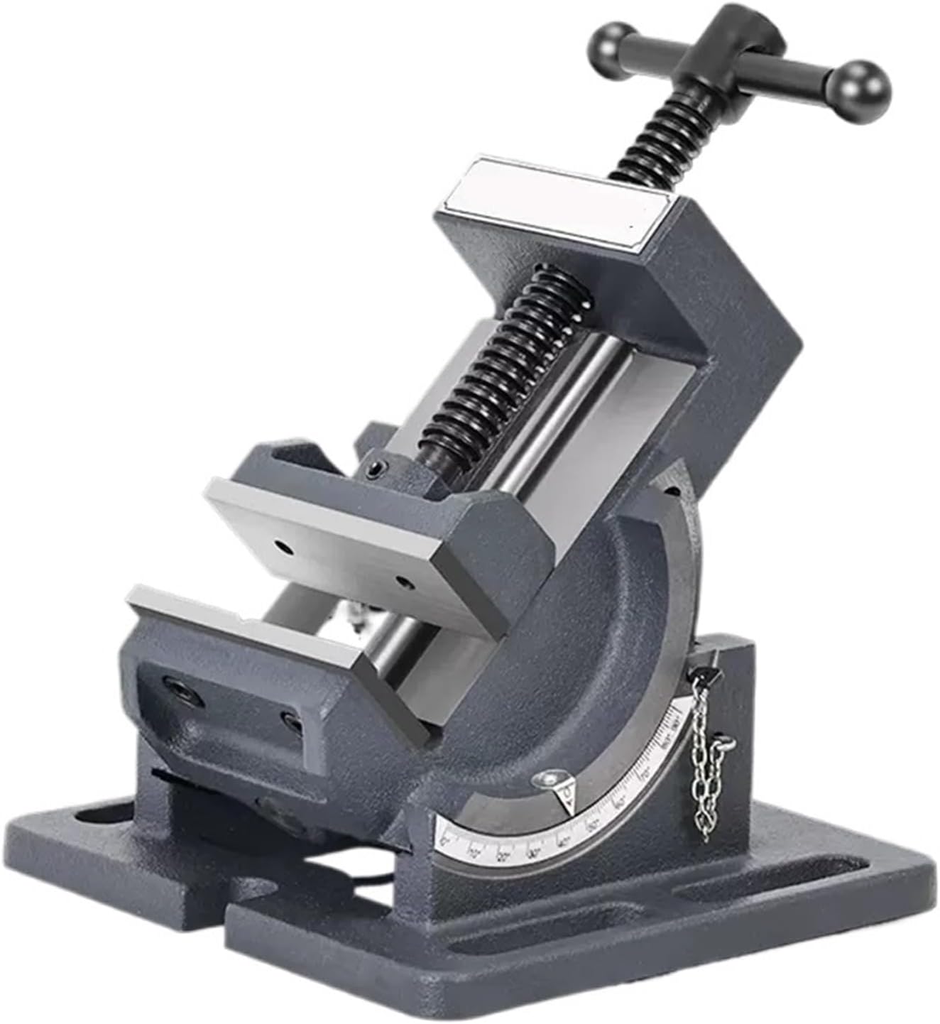 Precision Drill Press Vise QKD75 Milling Machine Vise 3'' Tilting Machine Vise For Bench Drill