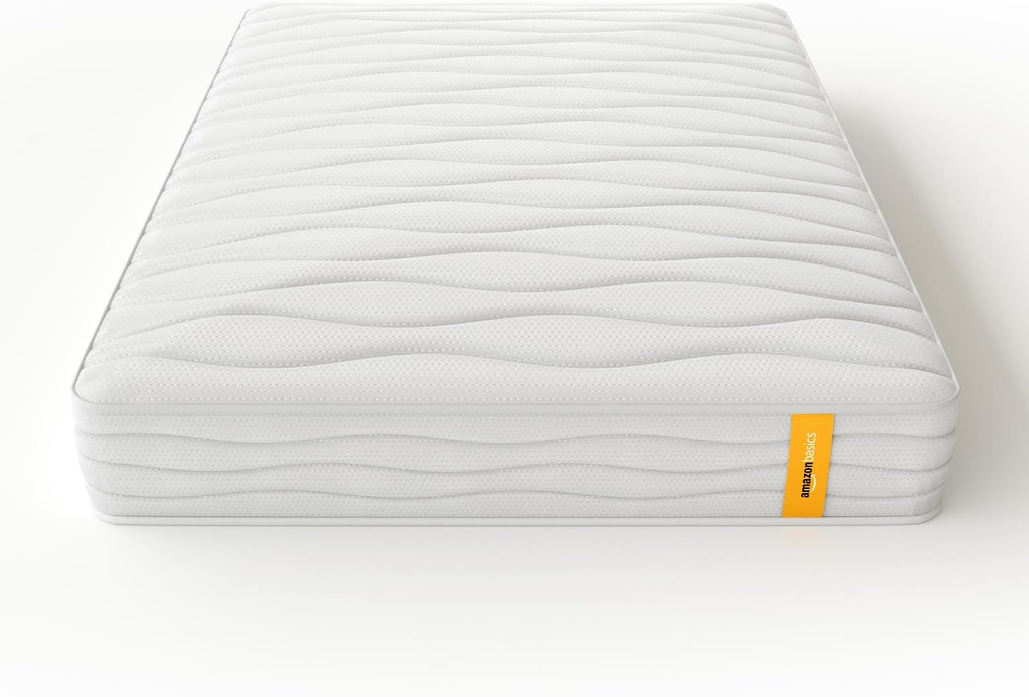 Amazon Basics Hybrid Mattress 8.66 Inch Plush with Pocket Springs and Pressure Relief Foam, White, 135cm x 190cm (Double) image 5