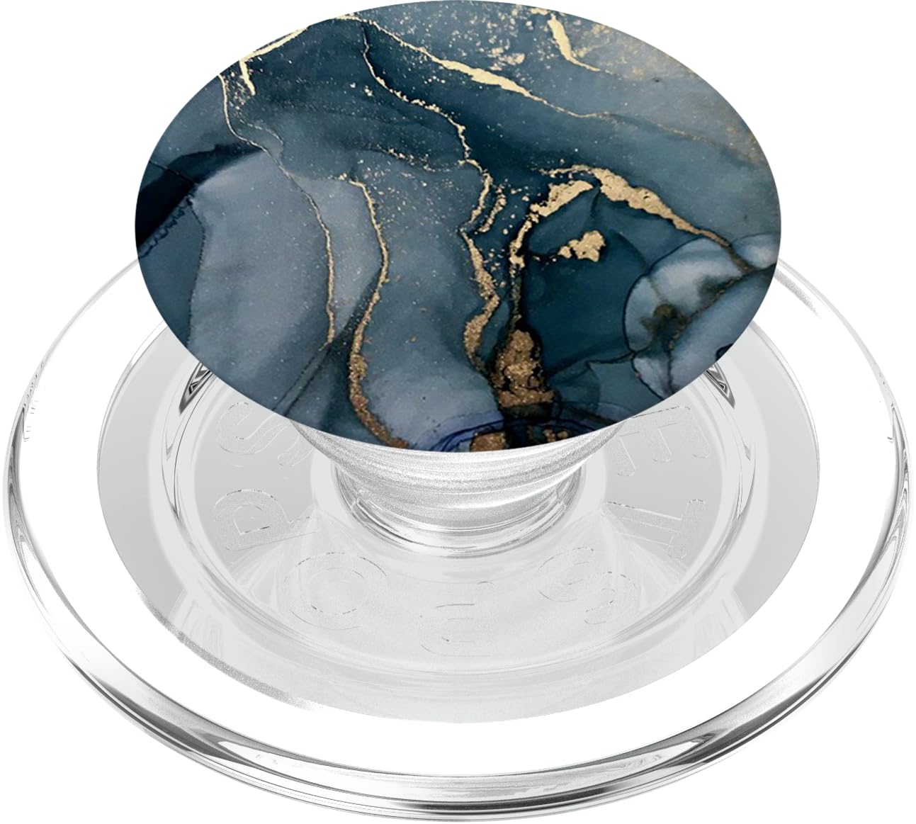 Elegant Turquoise Blue & Aqua Ocean Pattern PopSockets PopGrip: Swappable Grip for Phones & Tablets PopSockets PopGrip for MagSafe