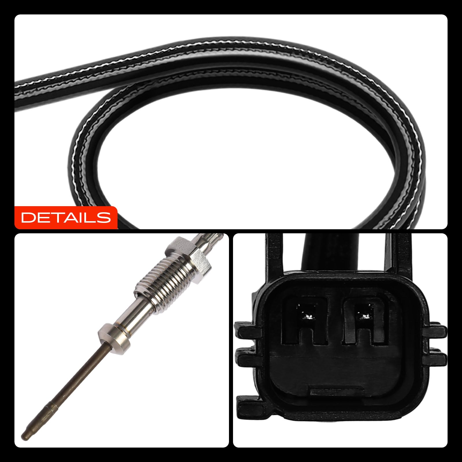 Frankberg Sensore temperatura gas di scarico Compatibile Focus III Turnier Tourneo Connect C-Max II
